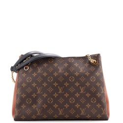 Surene Handbag Monogram Canvas with Leather MM