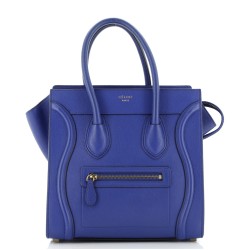 Luggage Bag Grainy Leather Micro