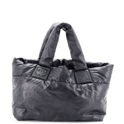 Coco Cocoon Reversible Tote Quilted Lambskin Small