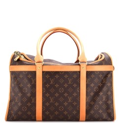 Dog Carrier Bag Monogram Canvas 50