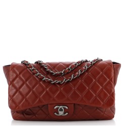 Classic Single Flap Bag Quilted Lambskin Jumbo