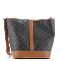 Bucket Bag Triomphe Coated Canvas Medium