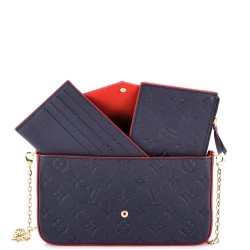 Felicie Pochette Monogram Empreinte Leather