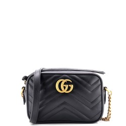 GG Marmont Shoulder Bag Matelasse Leather Small