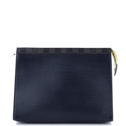 Pochette Voyage Epi Leather with Damier Graphite MM