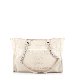 Deauville Tote Glazed Calfskin Small