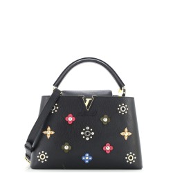 Capucines Bag Leather with Embellished Detail PM