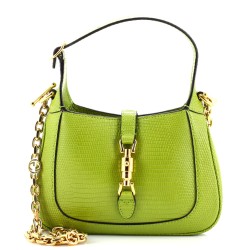 Jackie 1961 Chain Hobo Metallic Lizard Mini