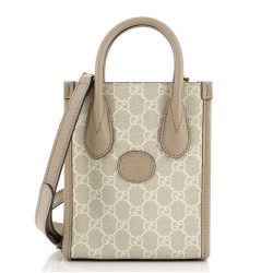 Interlocking G Patch Tote GG Coated Canvas Mini