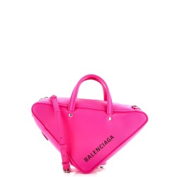 Triangle Duffle Bag Leather Small