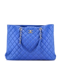 Classic CC Shopping Tote Quilted Calfskin Large