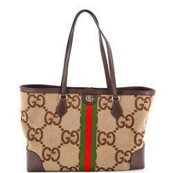 Ophidia Shopping Tote Jumbo GG Canvas Medium