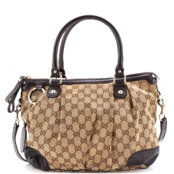 Sukey Top Handle Satchel GG Canvas Medium