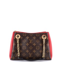Surene Handbag Monogram Canvas with Leather BB