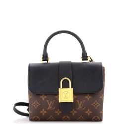 Locky Handbag Monogram Canvas with Leather BB