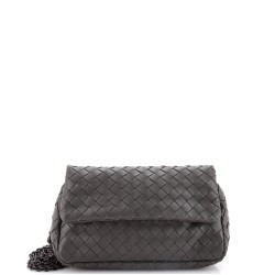 Expandable Chain Crossbody Bag Intrecciato Nappa Small