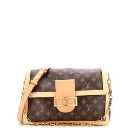 Dauphine Soft Shoulder Bag Monogram Canvas GM