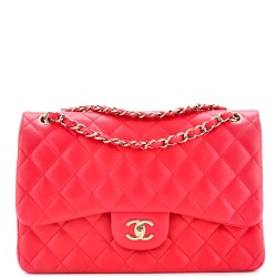 Classic Double Flap Bag Quilted Lambskin Jumbo