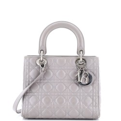 Lady Dior Bag Cannage Quilt Lambskin Medium