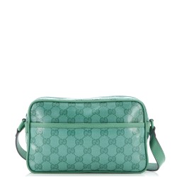 Front Pocket Camera Bag GG Crystal Coated Canvas Mini