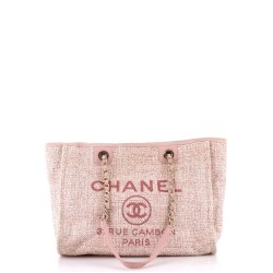 Deauville Tote Raffia with Glitter Detail Small