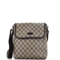 Flap Messenger GG Coated Canvas Small