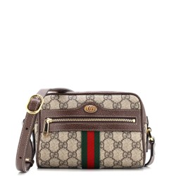 Ophidia Shoulder Bag GG Coated Canvas Mini