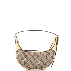 Ophidia Zip Hobo Print GG Coated Canvas Mini