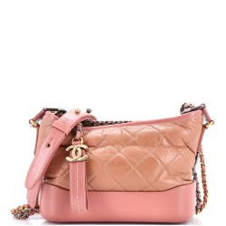Gabrielle Hobo Quilted Aged Calfskin Small