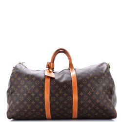 Keepall Bandouliere Bag Monogram Canvas 55