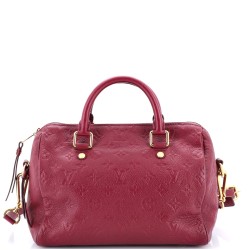 Speedy Bandouliere Bag Monogram Empreinte Leather 25