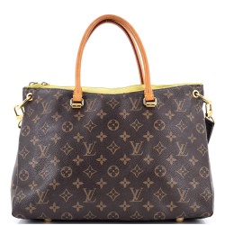 Pallas Tote Monogram Canvas with Leather BB