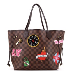 Neverfull NM Tote Limited Edition Patches Damier MM