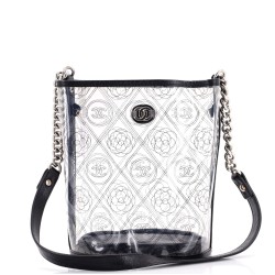 Camellia Coco Bucket Bag Printed PVC Medium