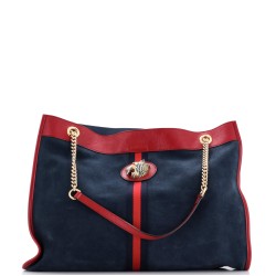 Rajah Chain Tote Suede Large