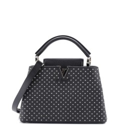 Capucines Bag Grommet Embellished Leather BB