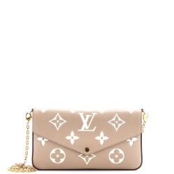 Felicie Pochette Bicolor Monogram Empreinte Giant