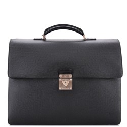Robusto 2 Briefcase Taiga Leather