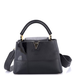 Capucines Bag Patchwork Leather, Patent and Snakeskin BB
