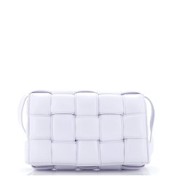 Cassette Crossbody Bag Padded Maxi Intrecciato Leather