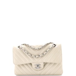 Classic Double Flap Bag Chevron Lambskin Small