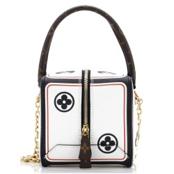 Square Bag Limited Edition Game On Leather with Monogram Canvas