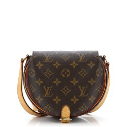 Tambourine Handbag Monogram Canvas
