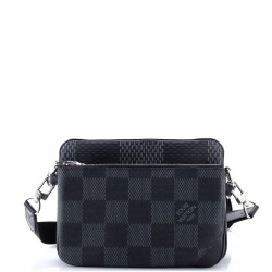 Trio Messenger Bag Limited Edition Damier Graphite 3D