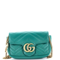GG Marmont Flap Bag Matelasse Leather Super Mini