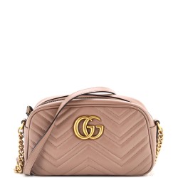 GG Marmont Shoulder Bag Matelasse Leather Small