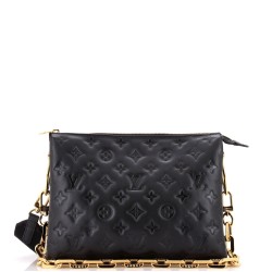 Coussin Bag Monogram Embossed Lambskin PM