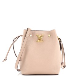 Lockme Bucket Bag Leather Nano