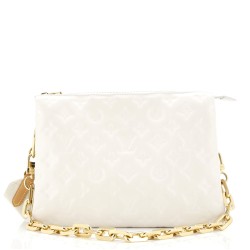 Coussin Bag Monogram Embossed Lambskin PM