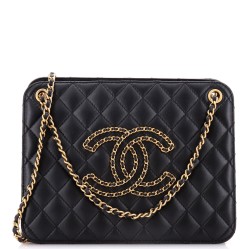 Once Upon A Time Accordion Tote Quilted Calfskin Medium